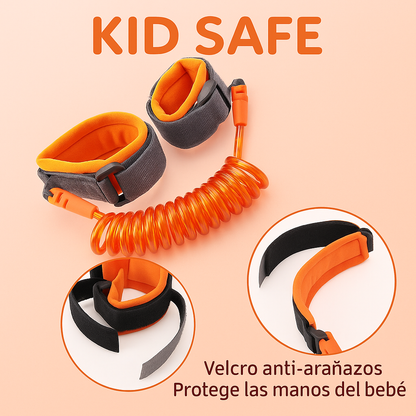 KidSafe™ Correa de Seguridad Infantil con Arnés de Muñeca (30% OFF)
