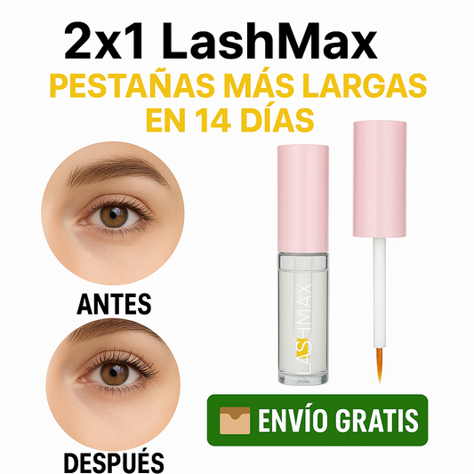 2x1 LashMax™ – Pestañas más largas en 14 Días