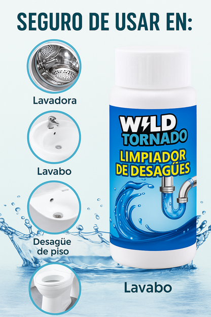 🧪 MagicCleaner™ – Polvo Desatascador Profesional para Tuberías X2 (30% OFF)