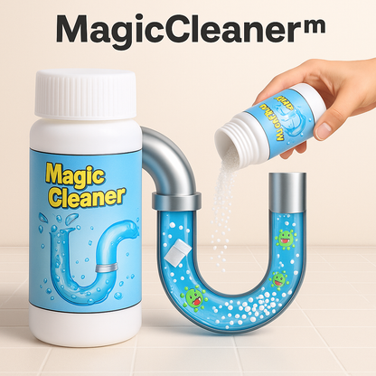 🧪 MagicCleaner™ – Polvo Desatascador Profesional para Tuberías X2 (30% OFF)