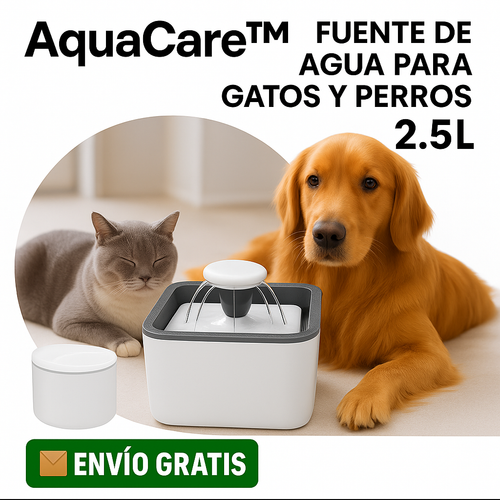 💧 AquaCare™ – Protege los riñones de tu mascota cada día