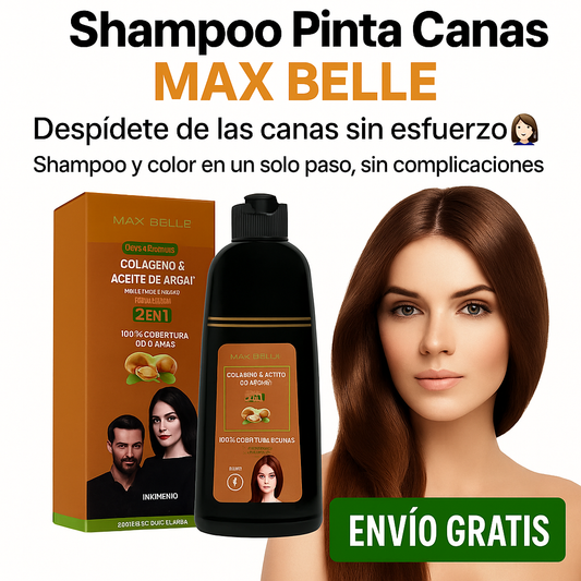 Shampoo Pinta Canas Max Belle – Color impecable sin peluquería, sin complicaciones