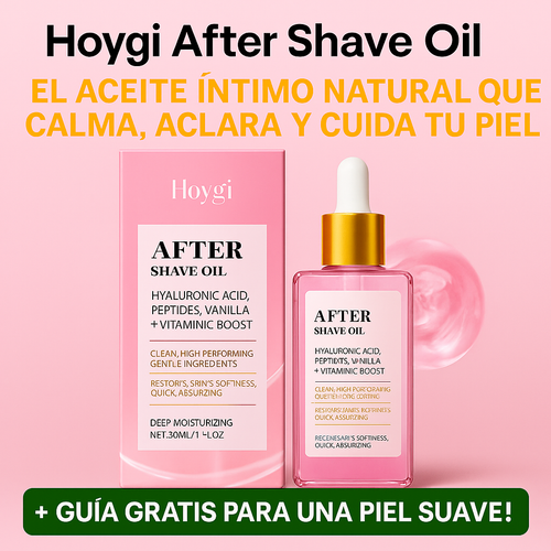 Hoygi – EL ACEITE INTIMO + GUIA GRATIS PARA UNA PIEL SUAVE