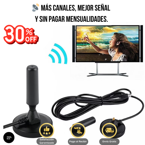 Antena tv digital HD PRO - (30% OFF)
