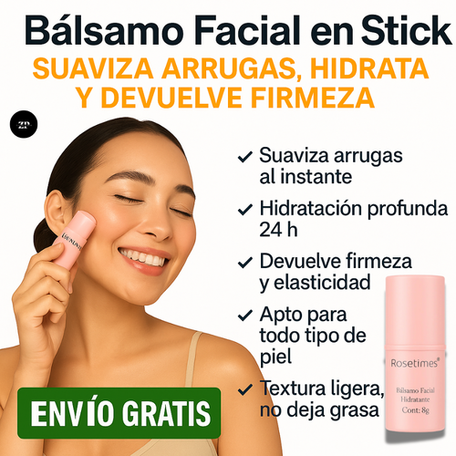 Bálsamo Facial en Stick – Recuperá tu expresión de antes, sin arrugas