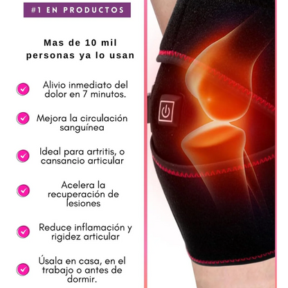 🔥 ThermoRelief Pro 3 en 1: Alivio articular + guía de ejercicios del kinesiólogo