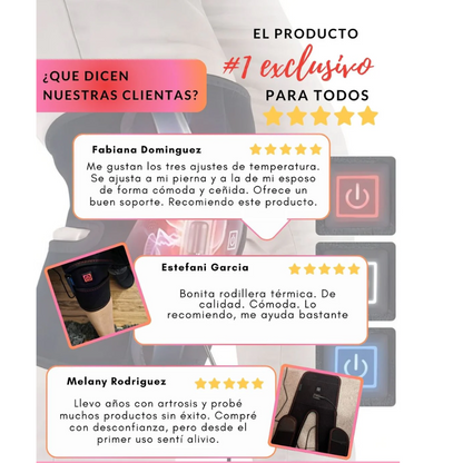 🔥 ThermoRelief Pro 3 en 1: Alivio articular + guía de ejercicios del kinesiólogo