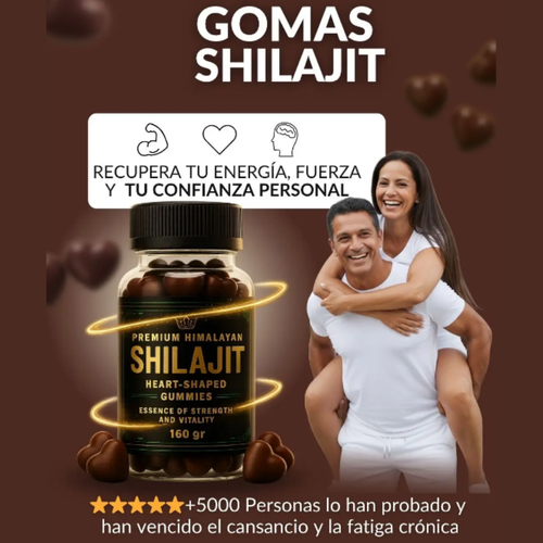 Shilajit Gomitas Dorado Nutrition: Energía y defensas en un formato delicioso y fácil de tomar