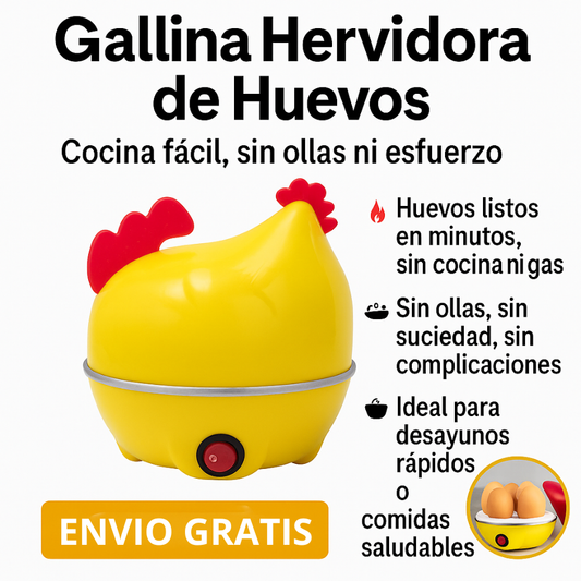 Gallina Hervidora de Huevos – Cocina fácil, sin ollas ni esfuerzo