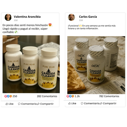 Candida Cleanse™ elimina toxinas, regula tu digestión