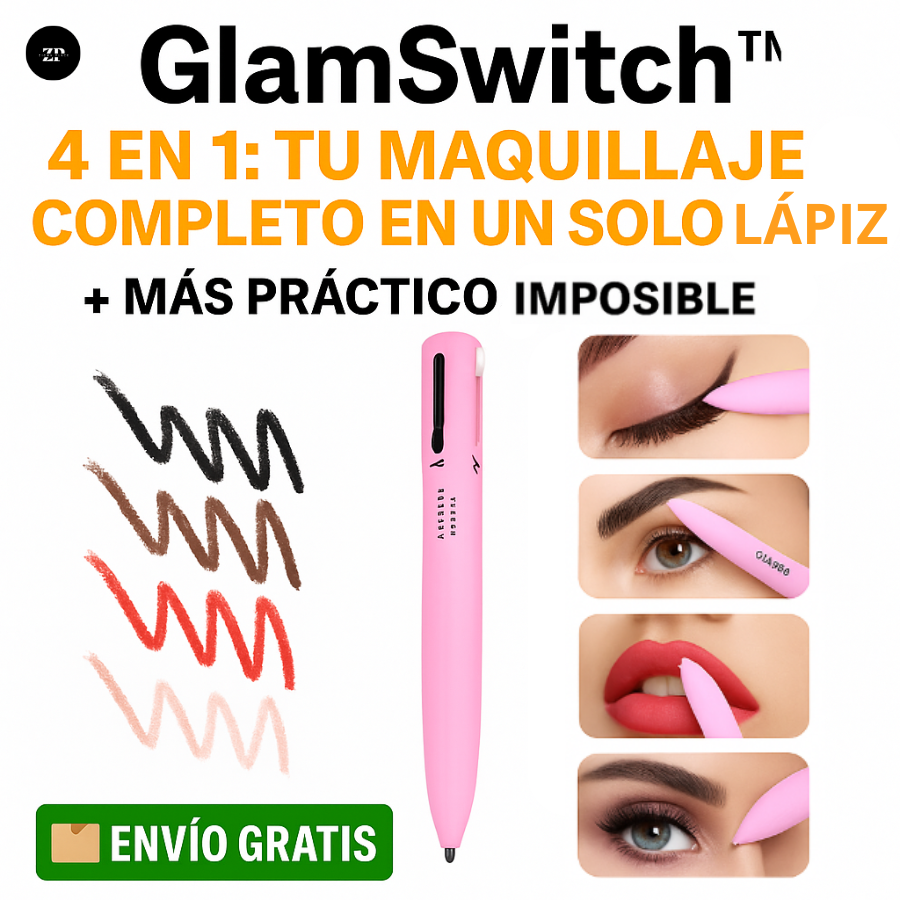 💄 GlamSwitch 4 en 1 – tu maquillaje completo en un solo lápiz