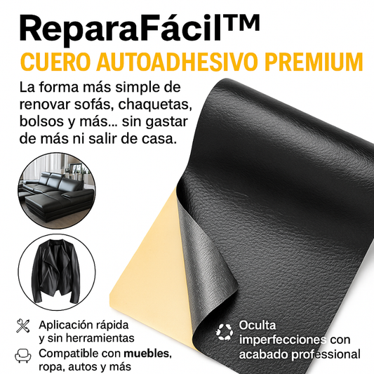 ReparaFácil™ - Cuero Autoadhesivo Premium