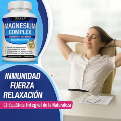 Magnesium Complex – 8 tipos de magnesio para recuperar tu bienestar natural