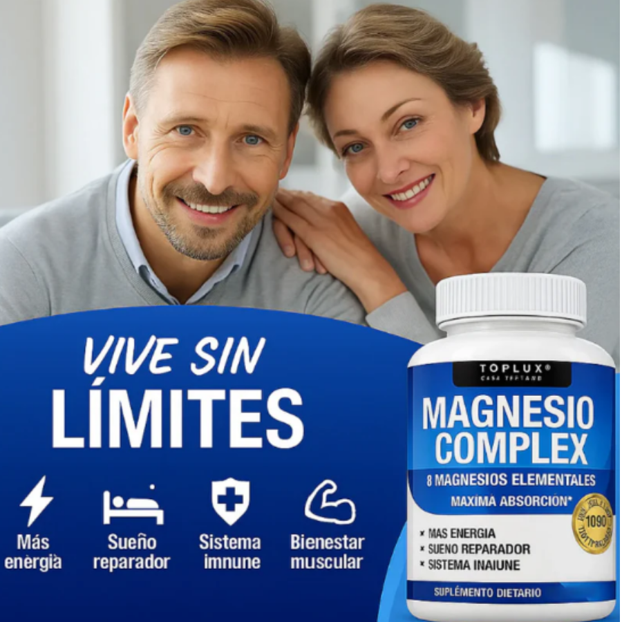 Magnesium Complex – 8 tipos de magnesio para recuperar tu bienestar natural