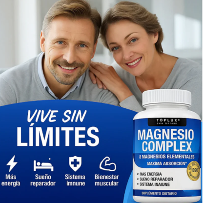 Magnesium Complex – 8 tipos de magnesio para recuperar tu bienestar natural