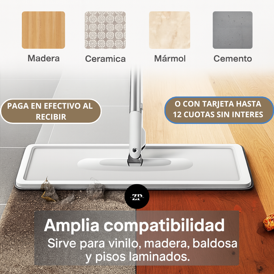 Clean Magic™ Palo 360° + Balde GRATIS + Trapo GRATIS