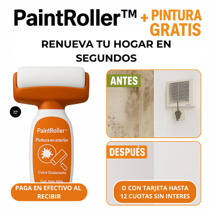 PaintRoller™ + Pintura GRATIS – Renueva tu hogar en segundos