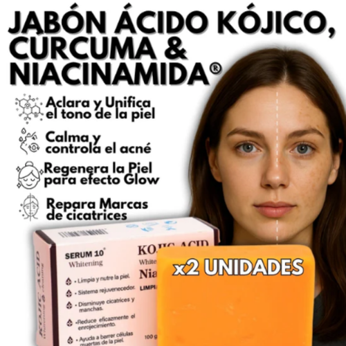 2X1 CURMA™ Jabón de Cúrcuma Natural