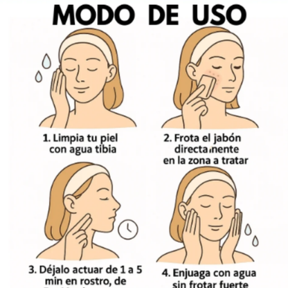 2X1 CURMA™ Jabón de Cúrcuma Natural