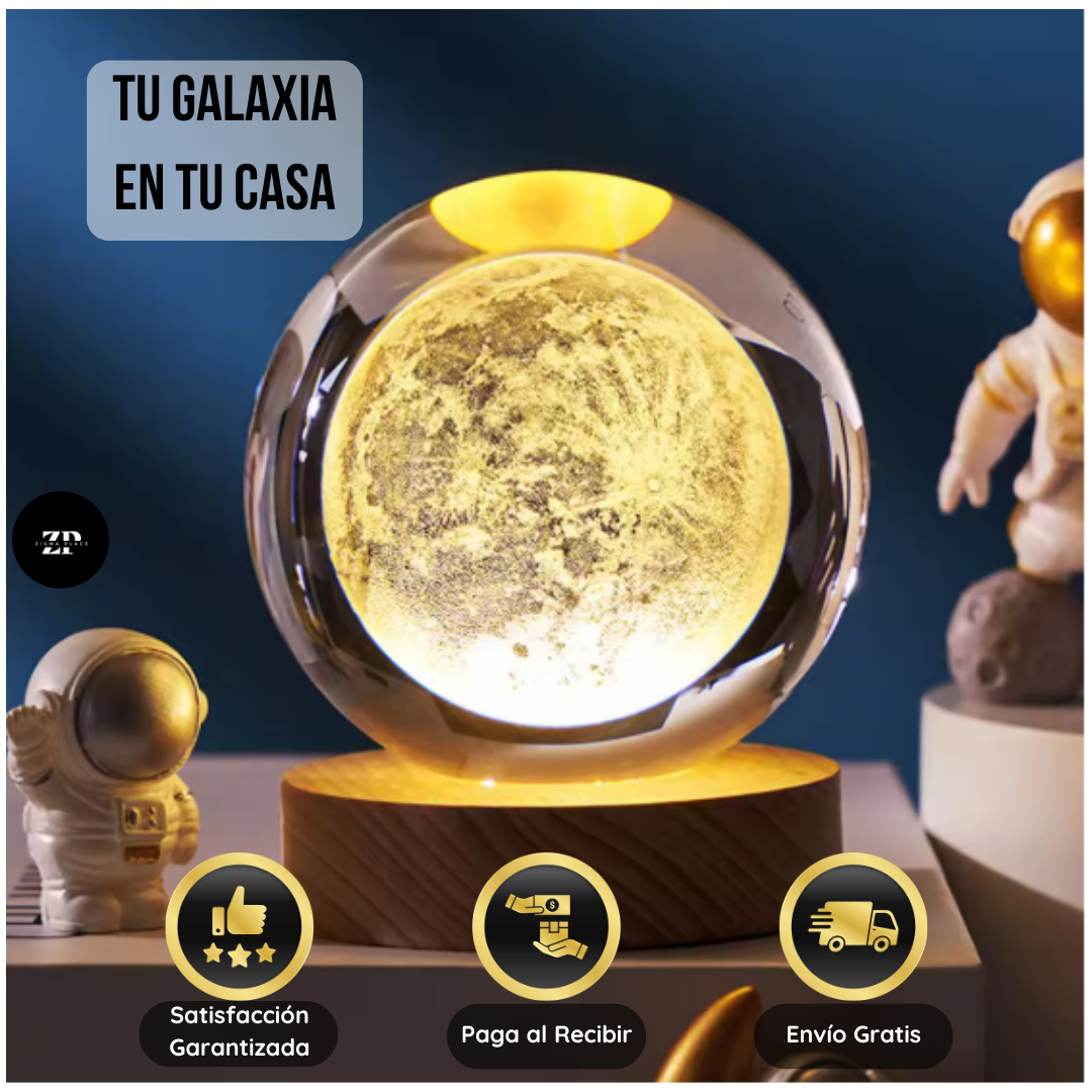 Lámpara 3D de Cristal – Magia y Elegancia en tu Espacio (30% OFF)