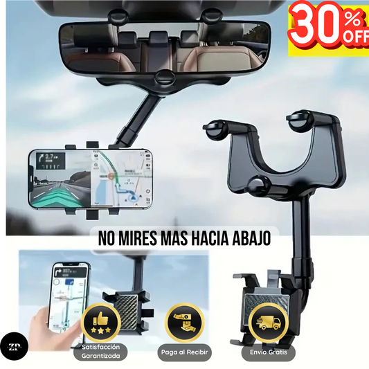 Triple Soporte Retrovisor de teléfono - (30% OFF)