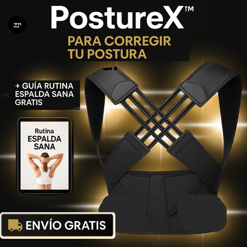 PostureX™ – Corrige tu postura + Rutina Espalda Sana GRATIS