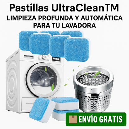 Pastillas UltraClean™ – Limpieza profunda y automática para tu lavadora x12