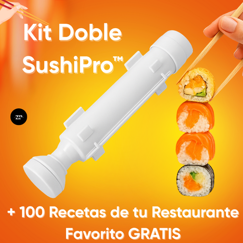 🥢 Kit Doble SushiPro™ + 100 Recetas Gourmet GRATIS