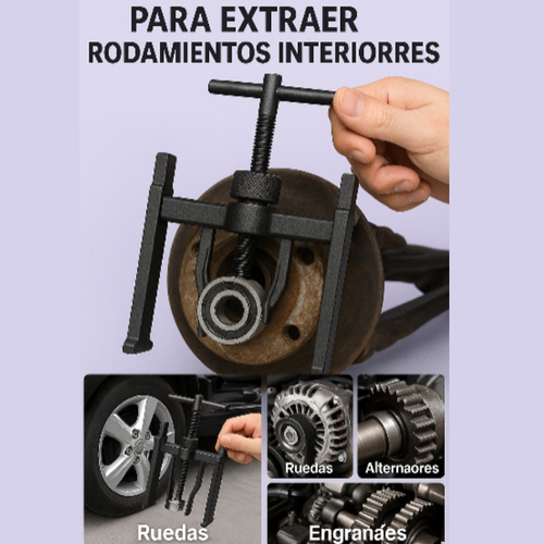 Extractor de Engranajes y Cojinetes 3 Patas – Acero de Alta Resistencia