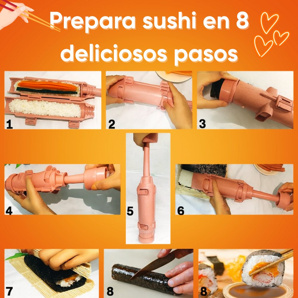 🥢 Kit Doble SushiPro™ + 100 Recetas Gourmet GRATIS