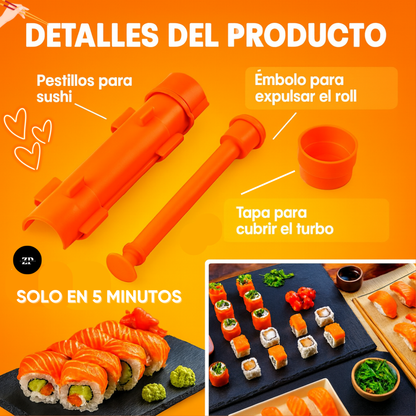 🥢 Kit Doble SushiPro™ + 100 Recetas Gourmet GRATIS