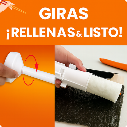 🥢 Kit Doble SushiPro™ + 100 Recetas Gourmet GRATIS