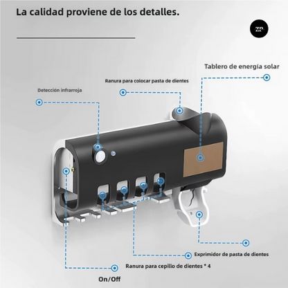 HigieneMax – Esterilizador y Organizador de Cepillos (30% OFF)