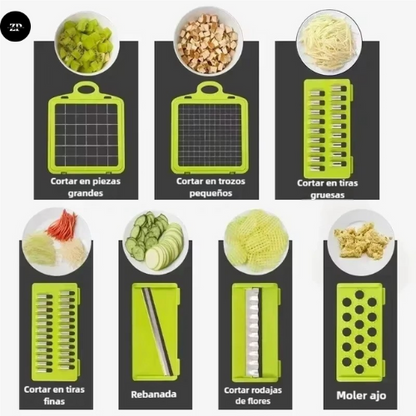 ChefSlice 15 en 1 – Cortador Multifuncional 🔪🥕 (30% OFF)