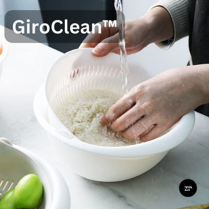 GiroClean™ – Canasta Colador Doble con Giro 360° (30% OFF)