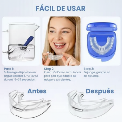 SleepGuard™ – Placa para proteger tus dientes, respirar mejor y dormir sin ruidos