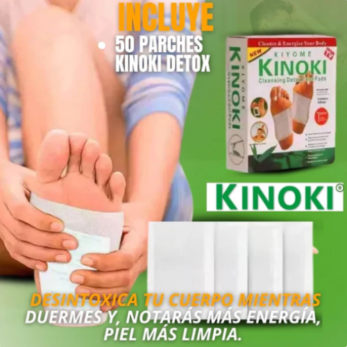 Kinoki Detox Pro™ – Elimina toxinas mientras duermes (PROMO 50 PARCHES)