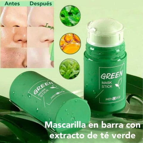 Barra Facial GreenStick™ – Limpieza profunda en 10 minutos